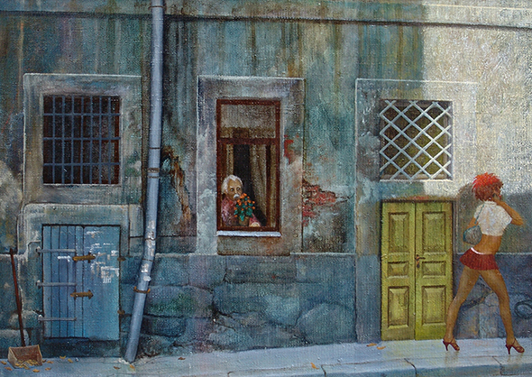 Юрко Кох  «Весна на старенькій вулиці». 2007