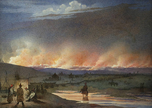 Тарас Шевченко «Пожежа в степу»