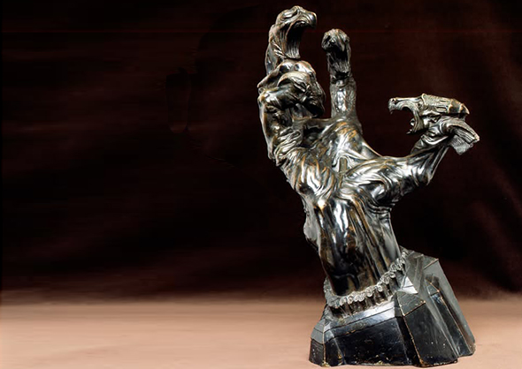 Станіслав Шукальський — «Боротьба» (людей з людиною, кількості з якістю) (бронза), 1917