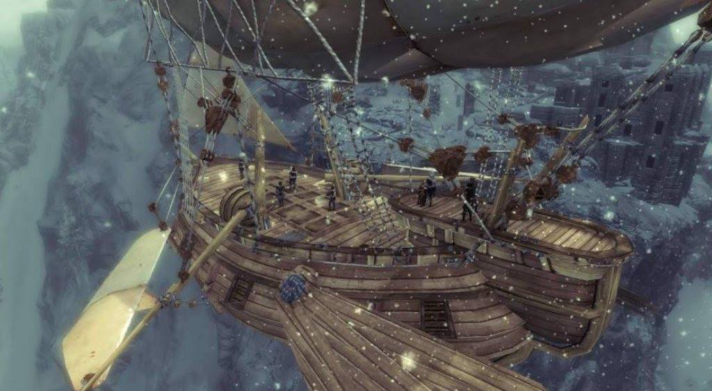 Игра про летающие корабли. The Elder Scrolls Двемерский корабль. Скайрим Двемерский летающий корабль. Скайрим корабль двемеров. Elder Scrolls 5: Skyrim "корабль Скарлет".